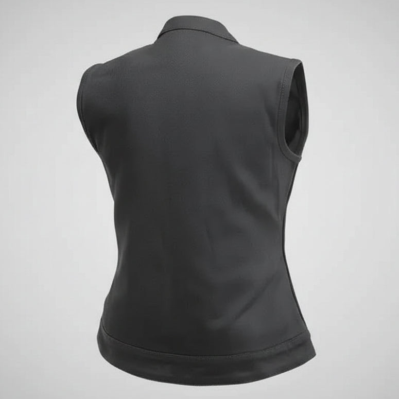 First MFG Co. Women's Lexy Motorcycle Twill Vest Women's Vests Boutique of Leathers/Open Road
