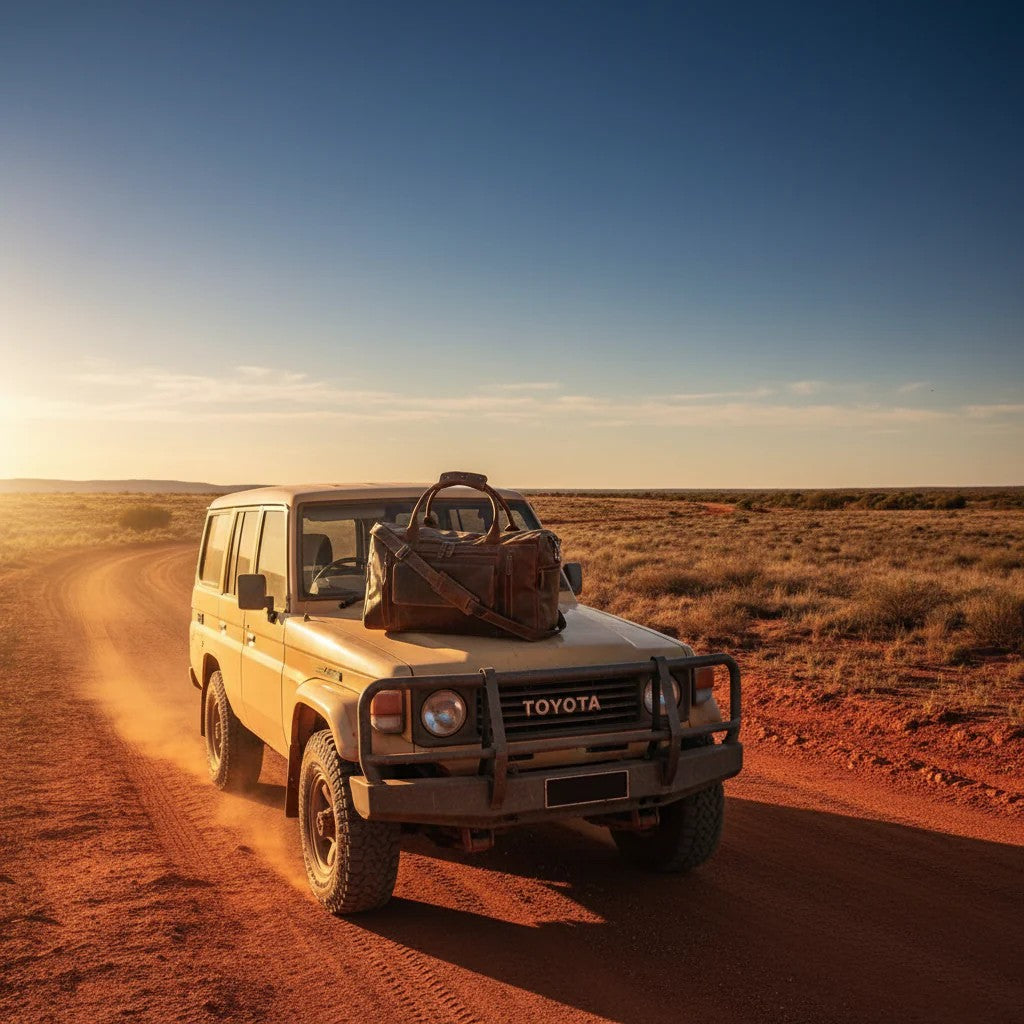 Greenwood Leather Regina Large Travel Duffle Bag
