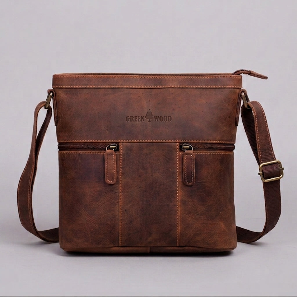 Greenwood Leather Crossbody Bag