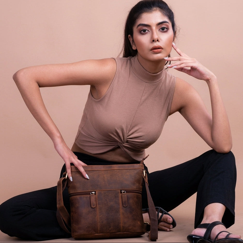 Greenwood Leather Crossbody Bag