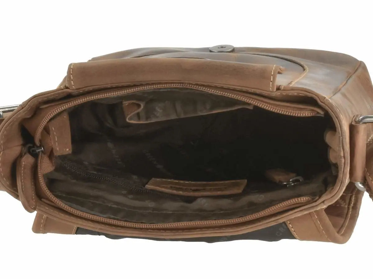 Greenburry Leathers Cafe Racer Shoulder Messenger Leather Bag Backpacks & Messenger Bags Boutique of Leathers/Open Road