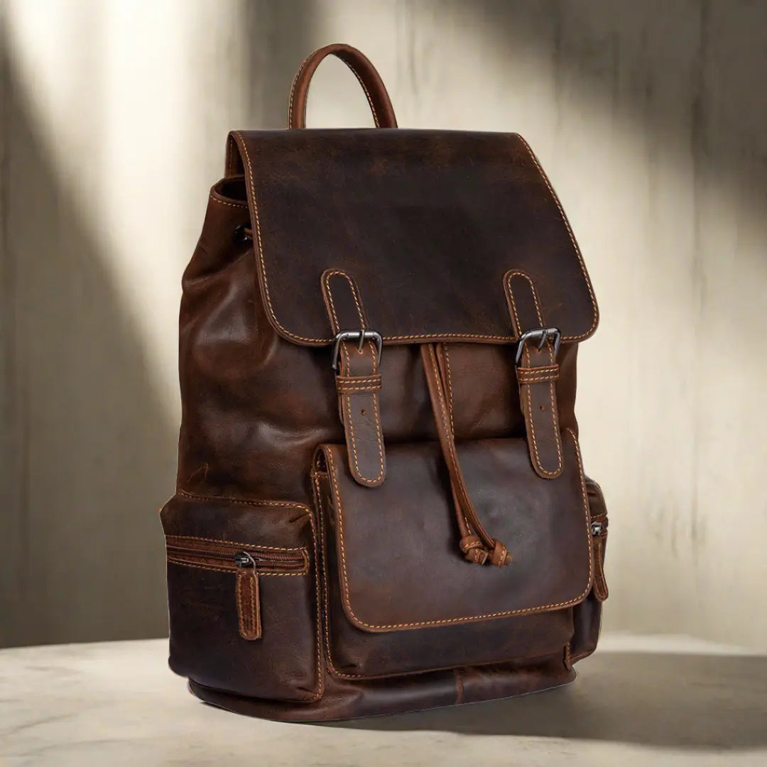 Greenwood Edmonton Leather Backpack Backpacks & Messenger Bags Boutique of Leathers/Open Road