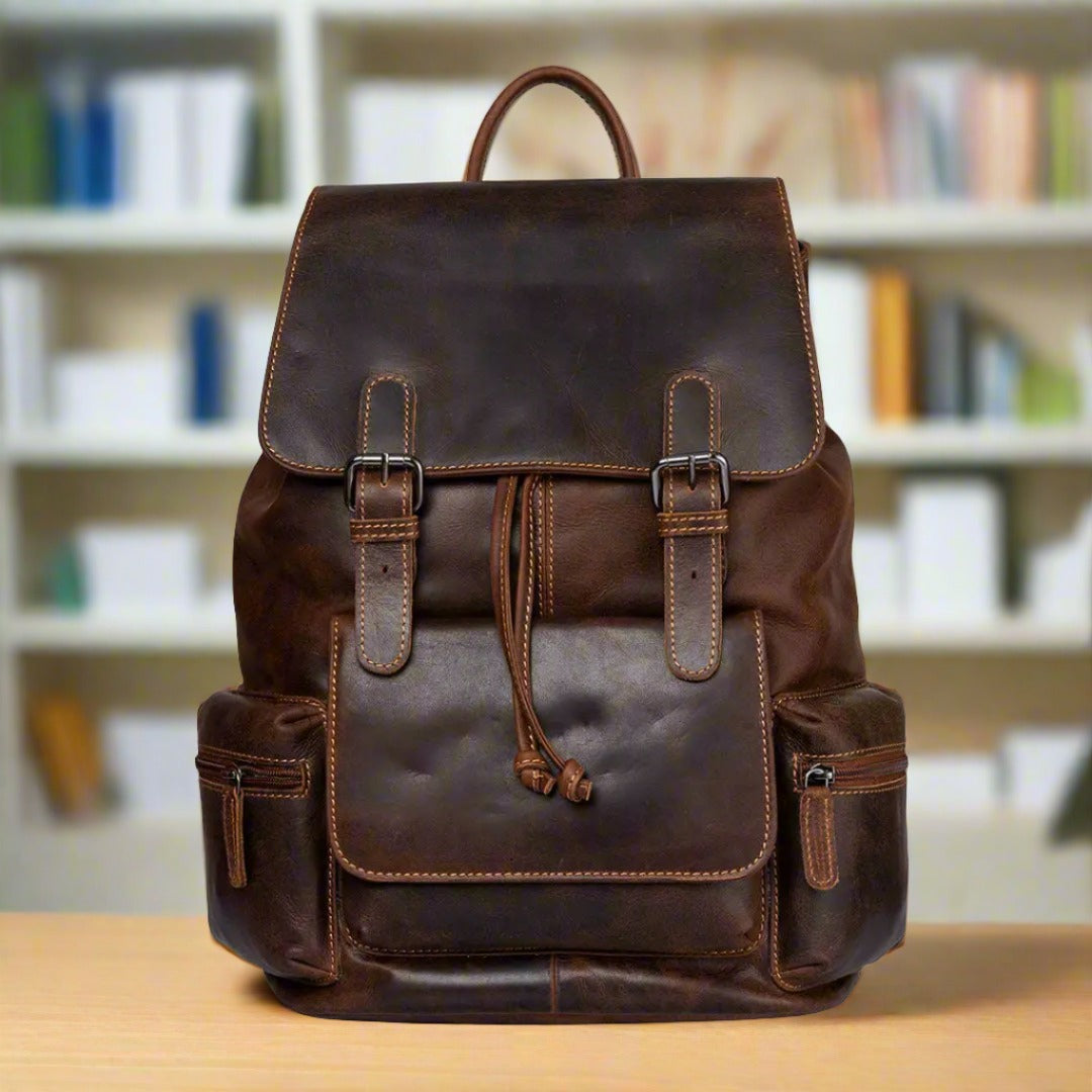 Greenwood Edmonton Leather Backpack Backpacks & Messenger Bags Boutique of Leathers/Open Road