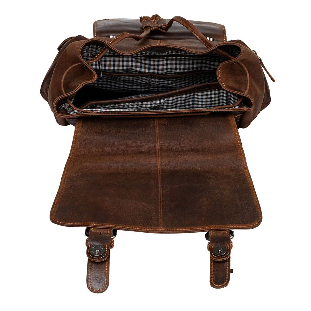 Greenwood Edmonton Leather Backpack