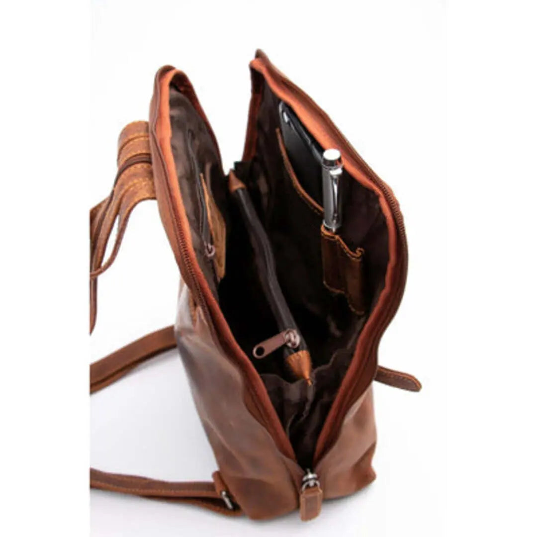 Greenwood Leather Claire Backpack Backpacks & Messenger Bags Boutique of Leathers/Open Road