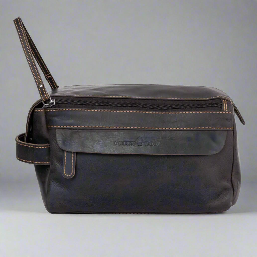 Greenwood Leather Darwin Travel Wash Bag Backpacks & Messenger Bags Boutique of Leathers/Open Road