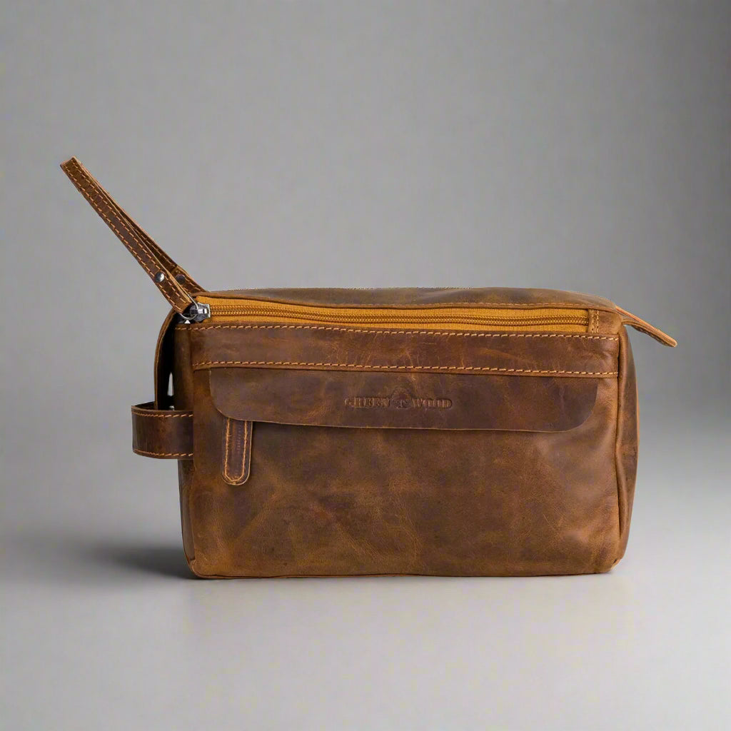 Greenwood Leather Darwin Travel Wash Bag Backpacks & Messenger Bags Boutique of Leathers/Open Road