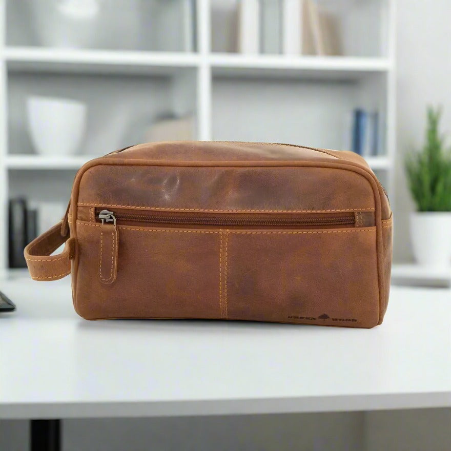 Greenwood Leather Geelong Toiletry Bag Backpacks & Messenger Bags Boutique of Leathers/Open Road