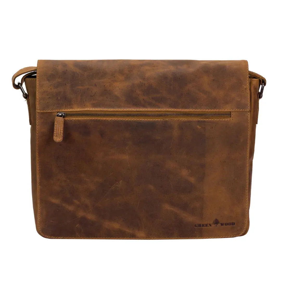 Greenwood Leather Laptop Bag Backpacks & Messenger Bags Boutique of Leathers/Open Road