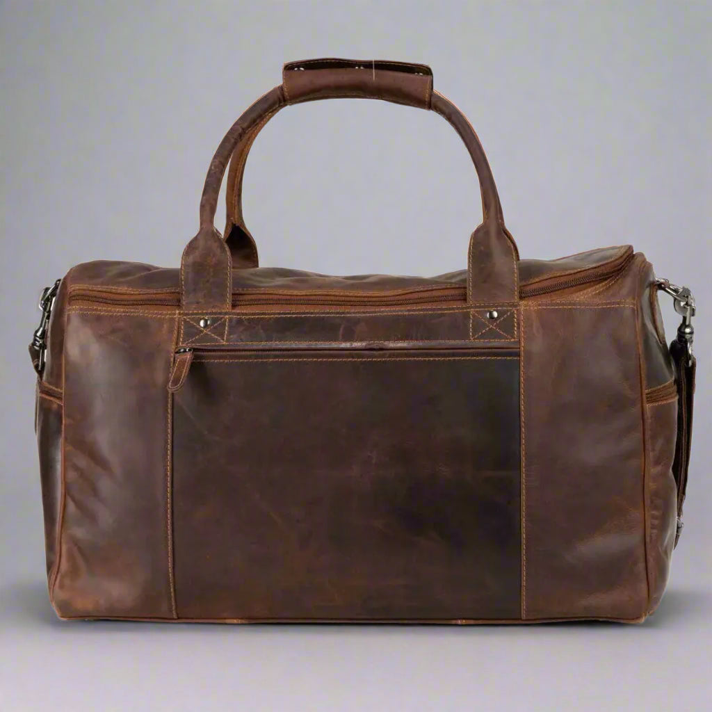 Greenwood Leather Regina Large Travel Duffle Bag Backpacks & Messenger Bags Boutique of Leathers/Open Road