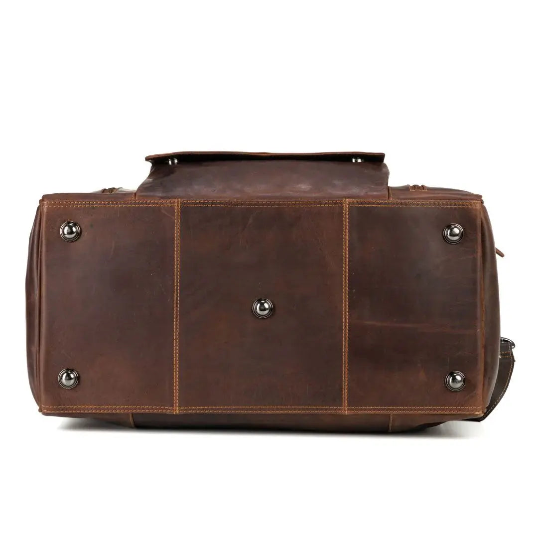 Greenwood Leather Regina Large Travel Duffle Bag Backpacks & Messenger Bags Boutique of Leathers/Open Road