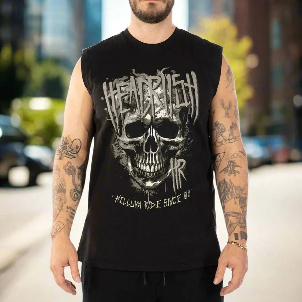 Headrush Men's The Streets Sleeveless Tee - Boutique of Leathers/Open Road