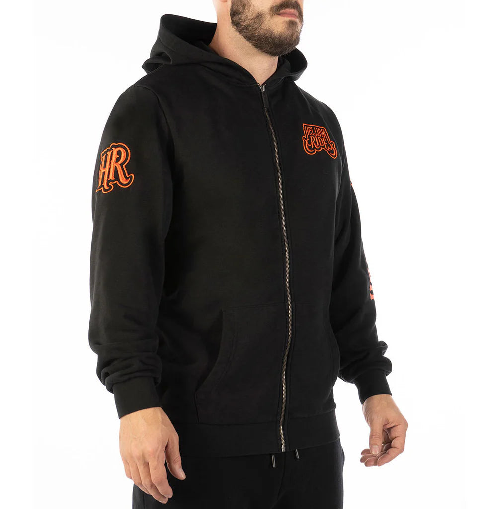 Death Ride Zip Up Hoodie - Boutique of Leathers/Open Road