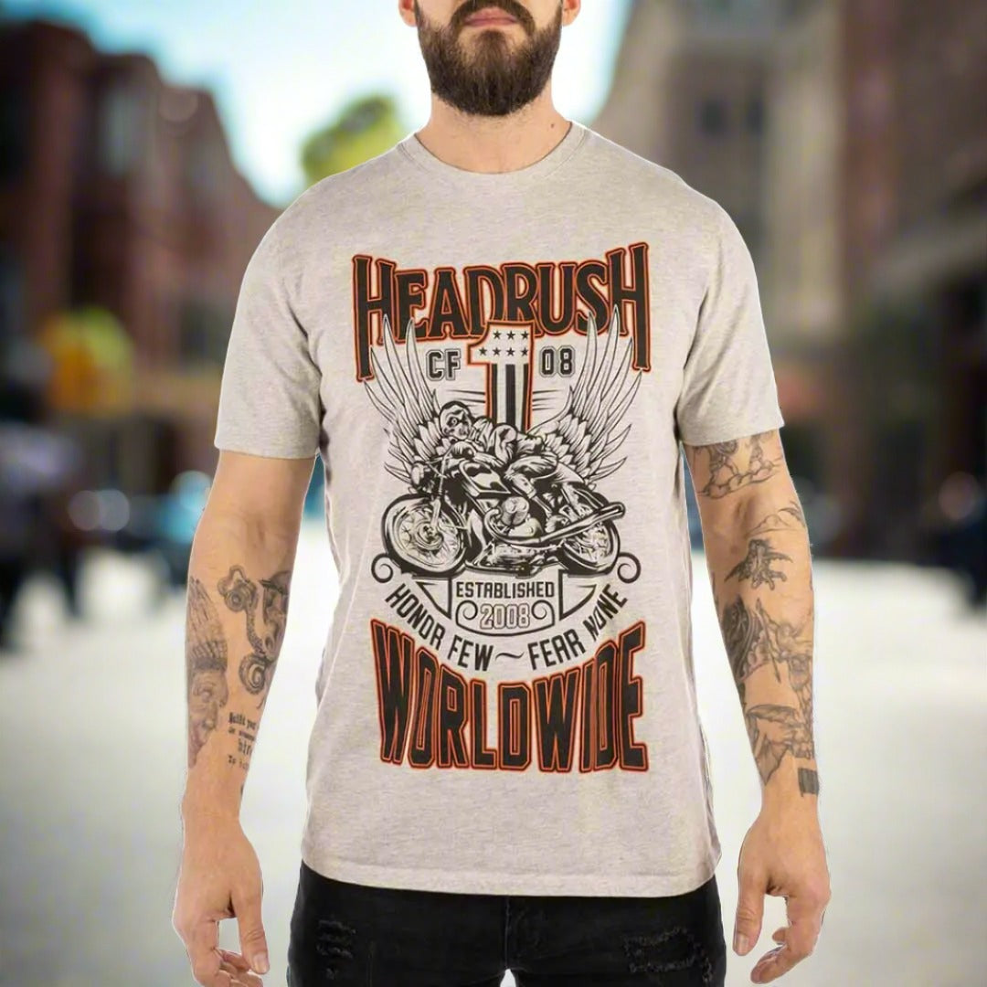 Headrush Men's The Original Worldwide T-Shirt - Boutique of Leathers/Open Road