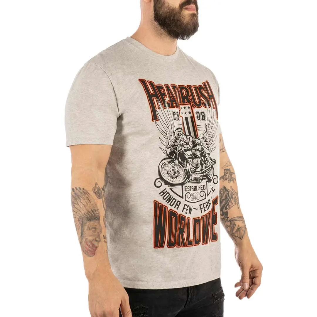 Headrush Men's The Original Worldwide T-Shirt - Boutique of Leathers/Open Road