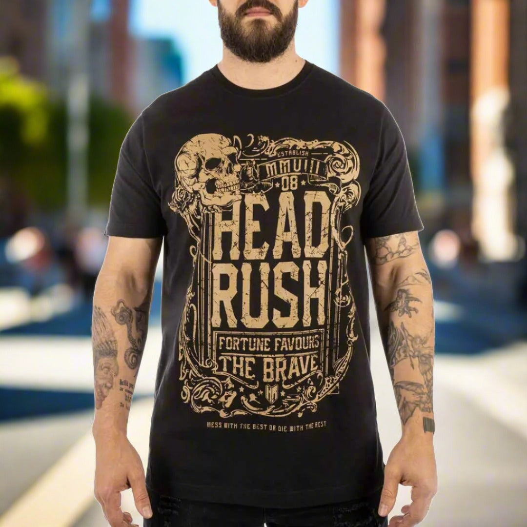 Headrush Men's Vintage FFTB T-Shirt - Boutique of Leathers/Open Road