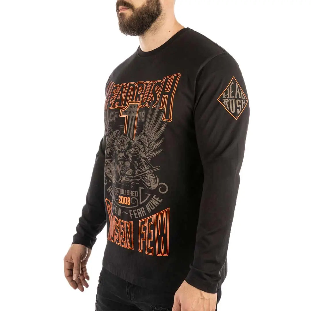 Headrush Men's Worldwide Long Sleeve T-Shirt - Boutique of Leathers/Open Road