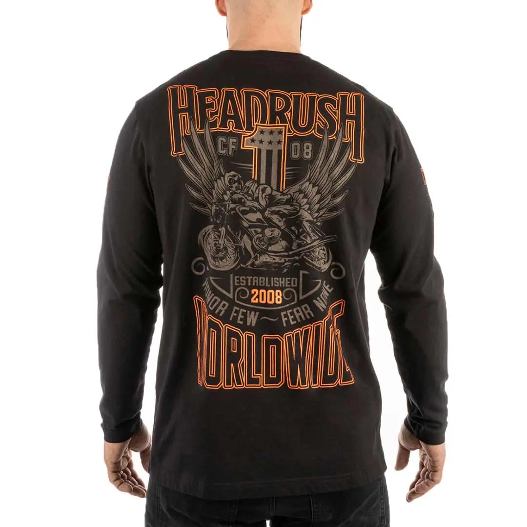 Headrush Men's Worldwide Long Sleeve T-Shirt - Boutique of Leathers/Open Road