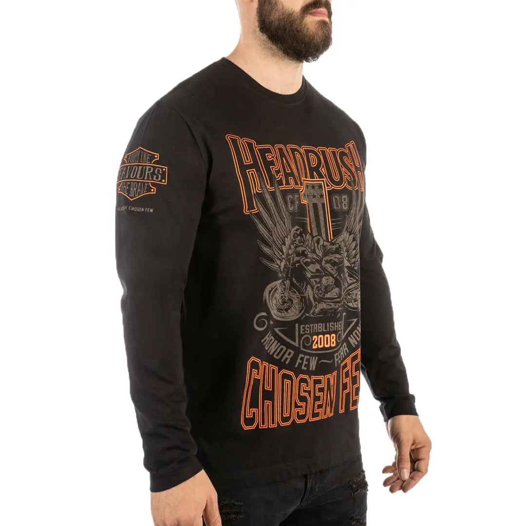 Headrush Men's Worldwide Long Sleeve T-Shirt - Boutique of Leathers/Open Road