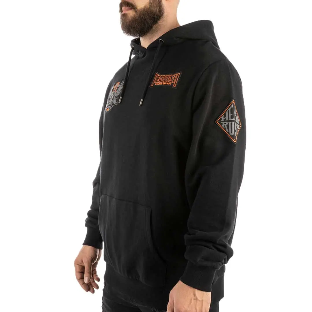 Headrush Men's Worldwide Pullover Hoodie - Boutique of Leathers/Open Road