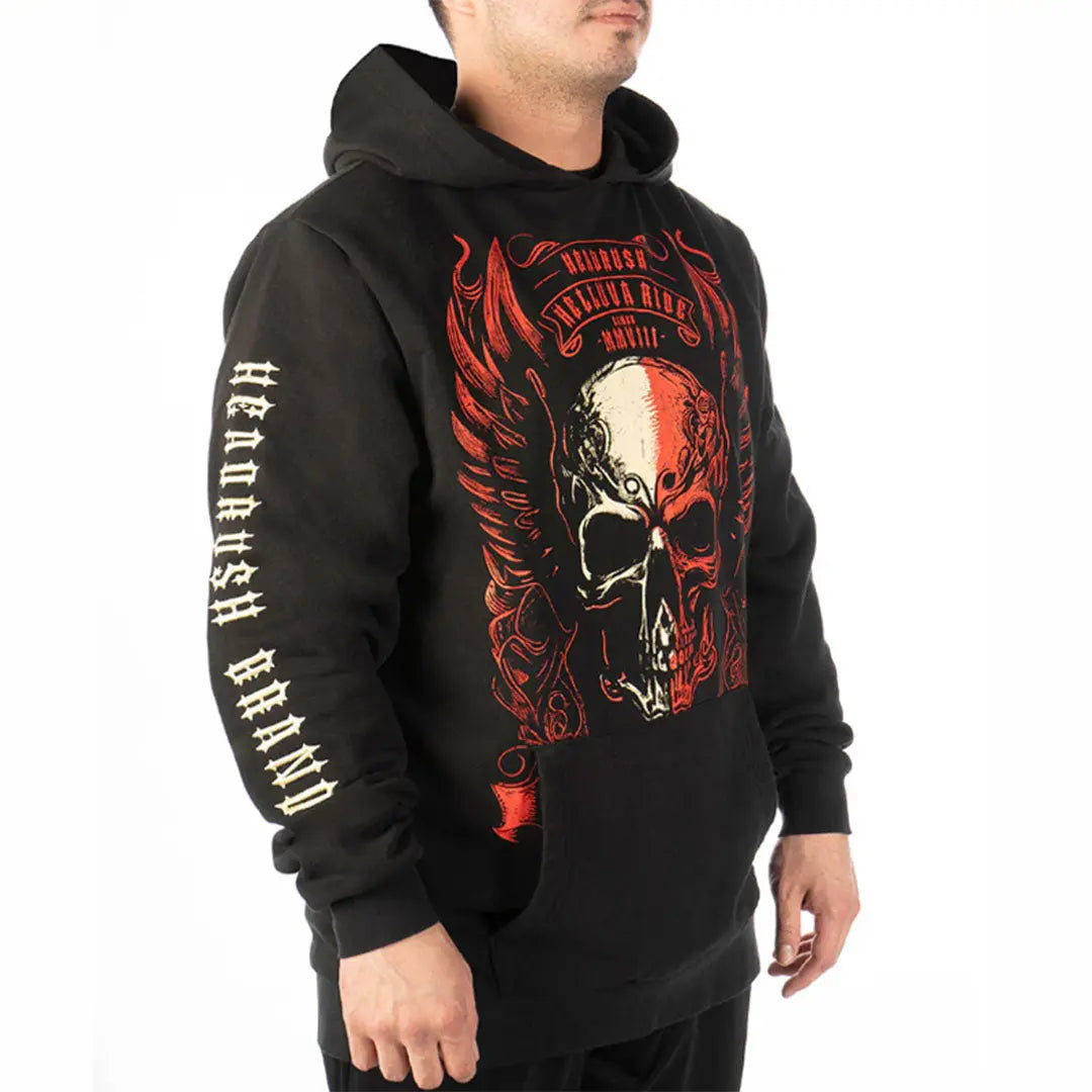 Hell Wings Pullover Hoodie Men's Hoodies & Sweatshirts Boutique of Leathers/Open Road