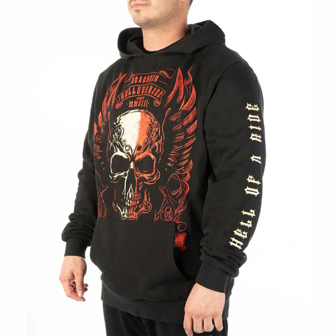 Hell Wings Pullover Hoodie Men's Hoodies & Sweatshirts Boutique of Leathers/Open Road