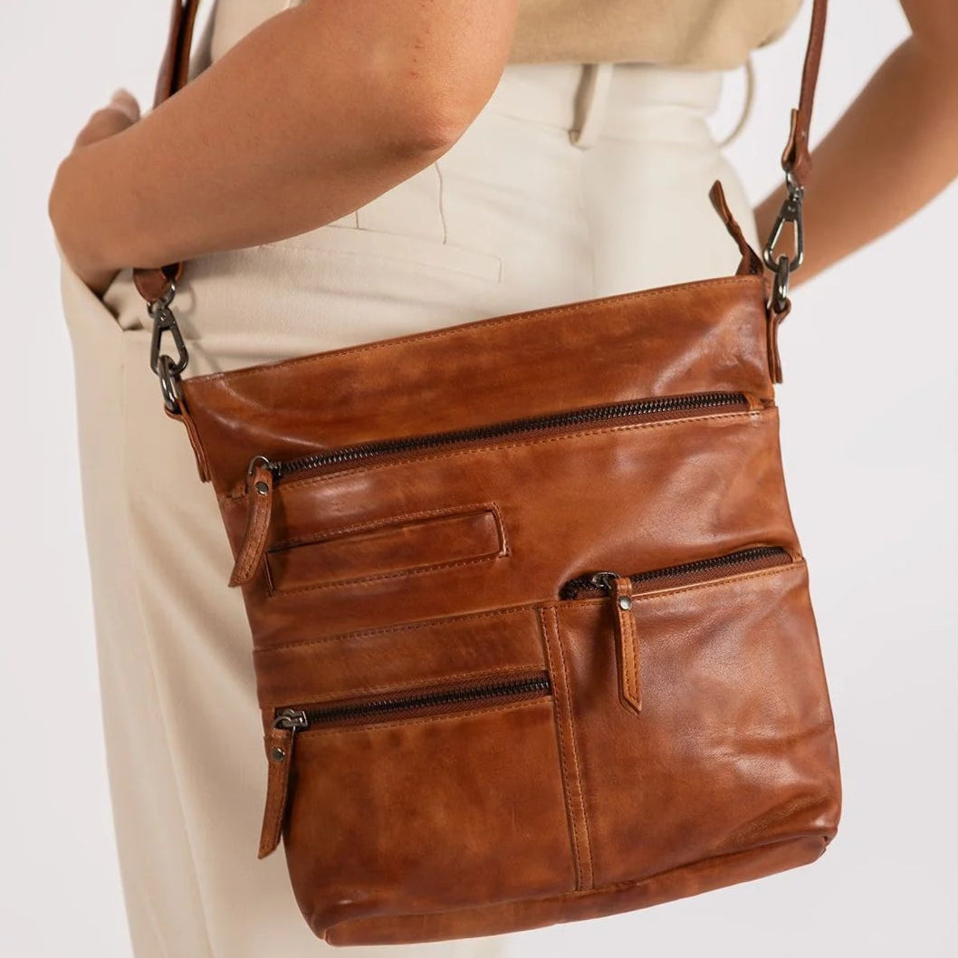 Greenwood Leather Shoulder Bag - Boutique of Leathers/Open Road