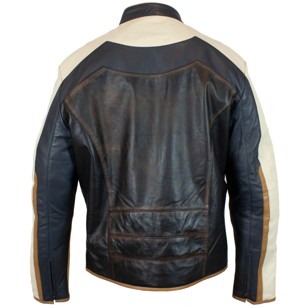 BOL Men's Zip-Up Lamb Leather Jacket
