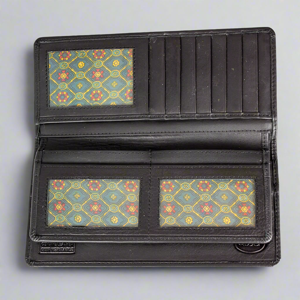 JBG International Men's Breast Pocket Leather Wallet - Boutique of Leathers/Open Road
