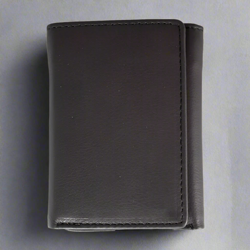 JBG International Men's Flip Up Trifold Leather Wallet - Boutique of Leathers/Open Road