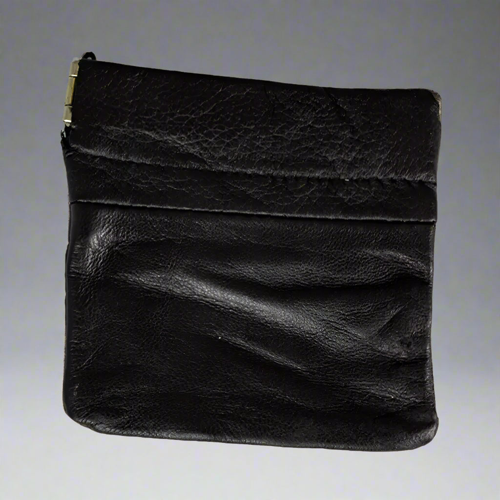 JBG International Snap Frame Leather Coin Purse - Boutique of Leathers/Open Road