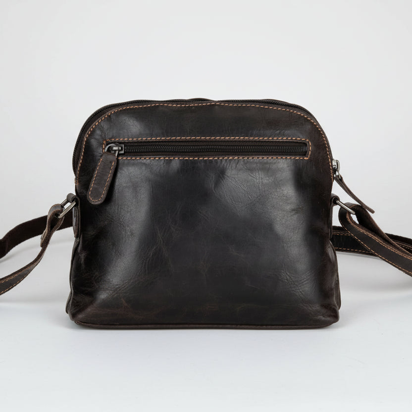 Greenwood Leather Crossbody Bag - Boutique of Leathers/Open Road