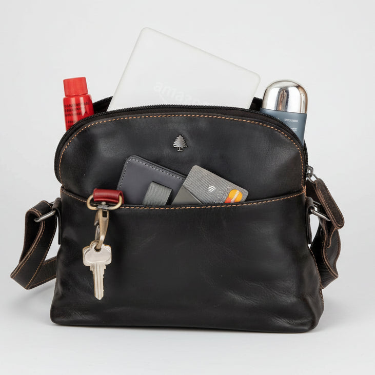 Greenwood Leather Crossbody Bag - Boutique of Leathers/Open Road