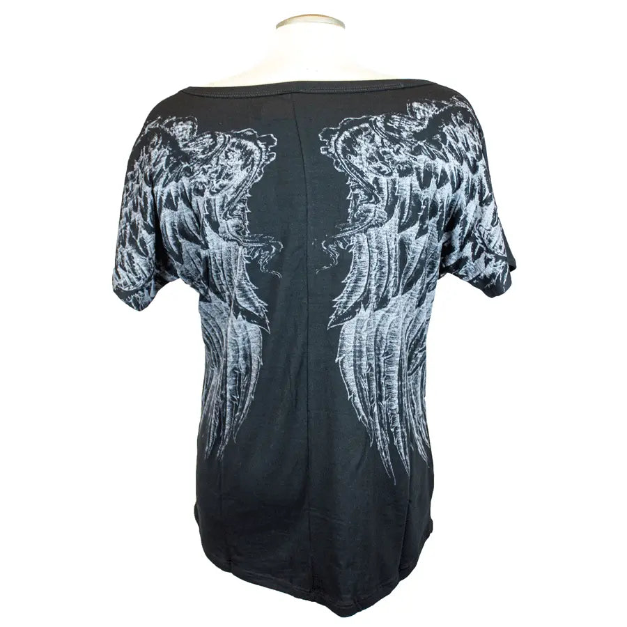 Liberty Wear Women's Cut Out Wings Top Women's Shirts & Tees Boutique of Leathers/Open Road