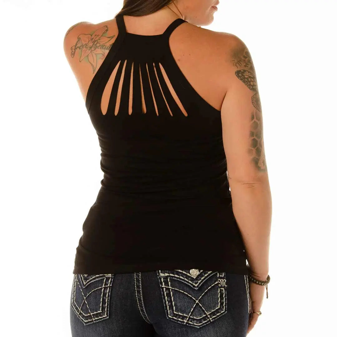 Liberty Wear Women's Ghost Rider Tank Top - Boutique of Leathers/Open Road