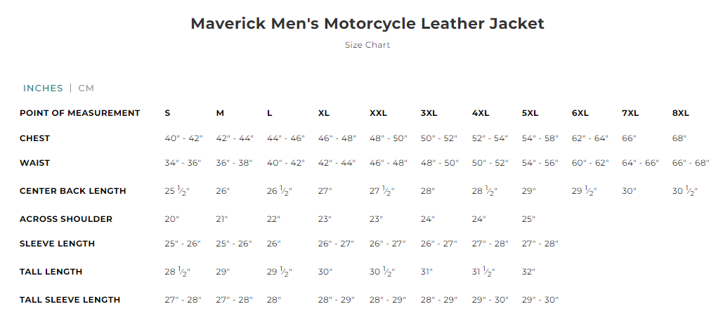 Open Road Men's Maverick Leather Motorcycle Jacket