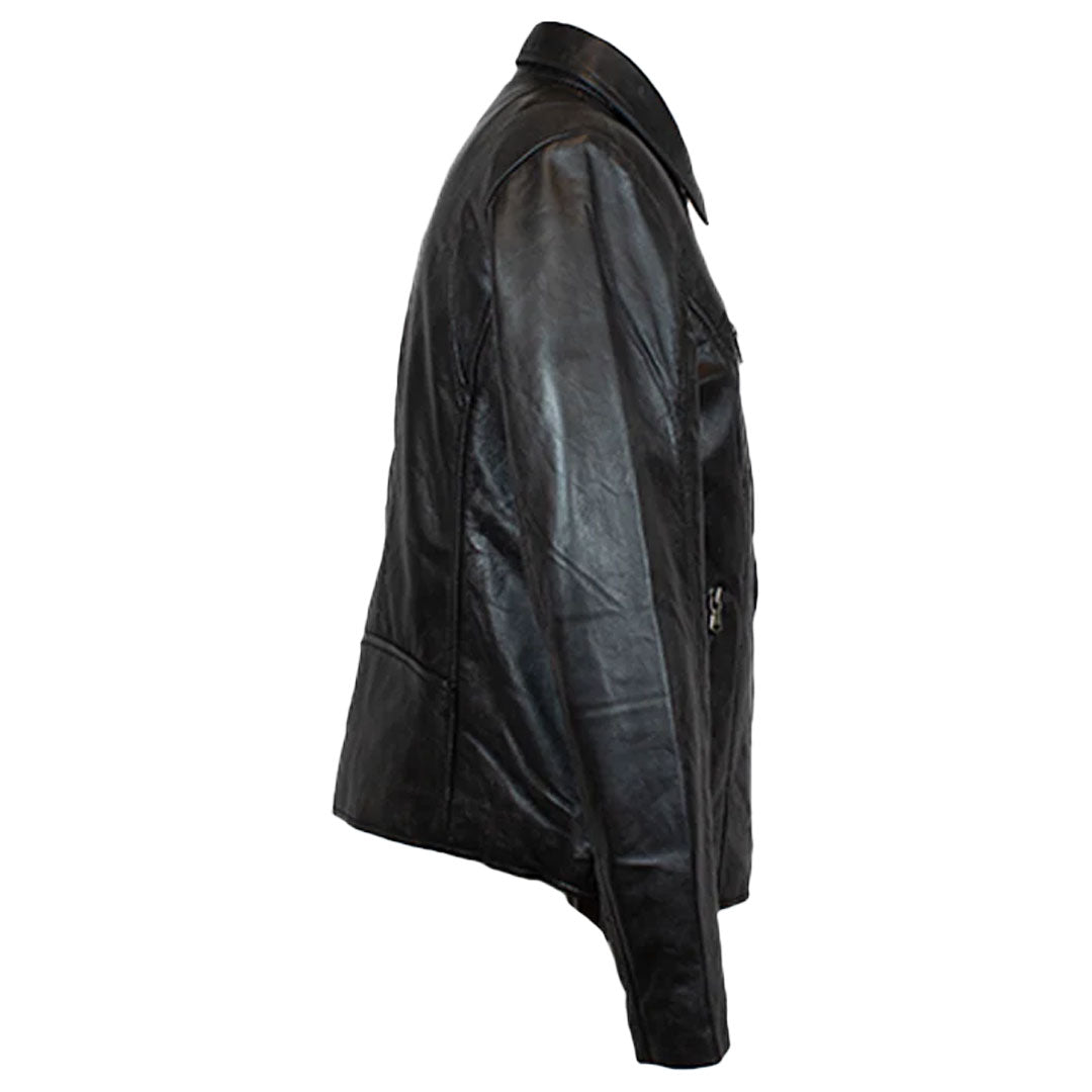 BOL Women's Lambskin Leather Biker Jacket