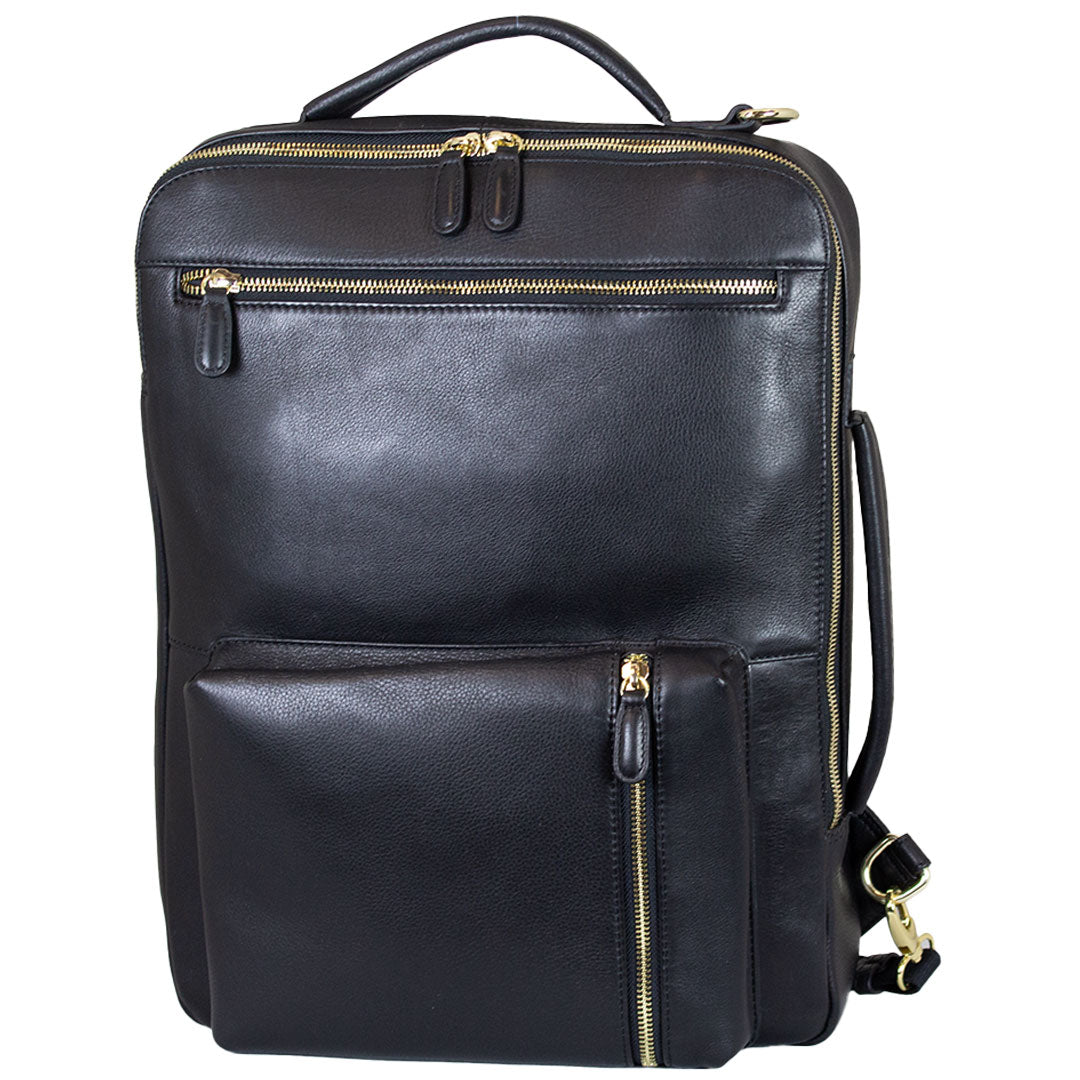 BOL Convertible Leather Backpack - Laptop Bag