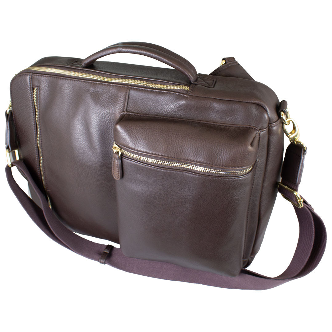 BOL Convertible Leather Backpack - Laptop Bag
