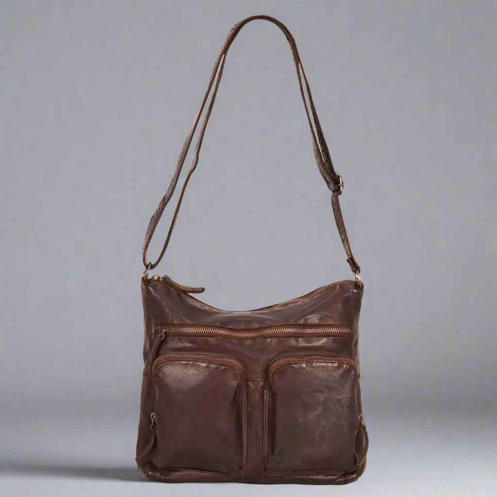 MET Double Front Pocket Leather Bag Handbags & Purses Boutique of Leathers/Open Road