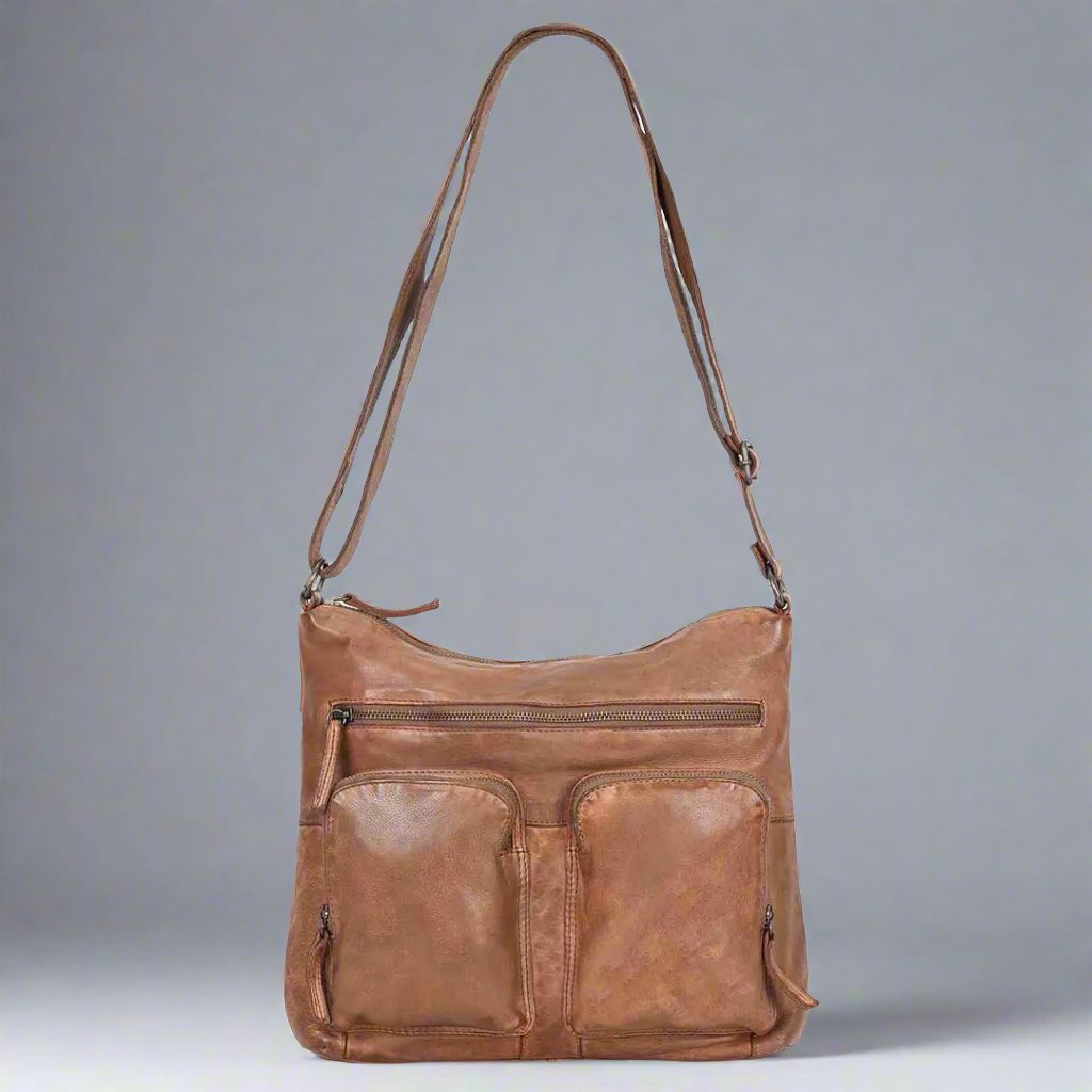 MET Double Front Pocket Leather Bag Handbags & Purses Boutique of Leathers/Open Road