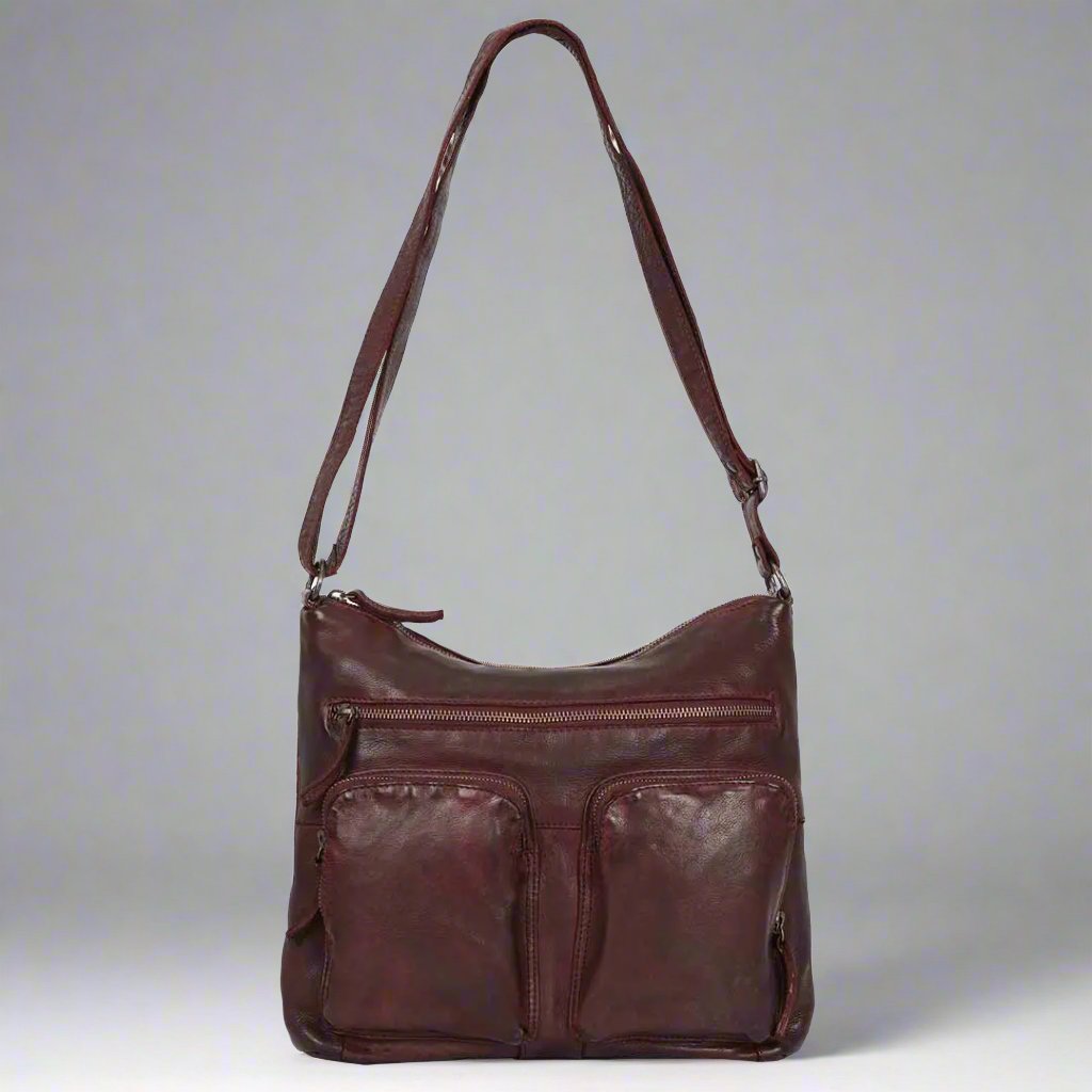 MET Double Front Pocket Leather Bag Handbags & Purses Boutique of Leathers/Open Road