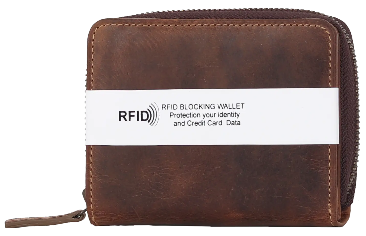 MET Hunter Leather Zip Around Wallet Men's Wallets Boutique of Leathers/Open Road