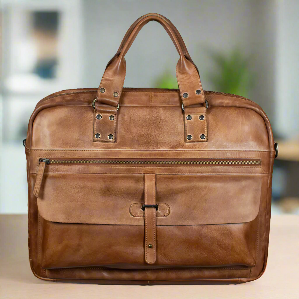 MET Laptop Bag - Boutique of Leathers/Open Road