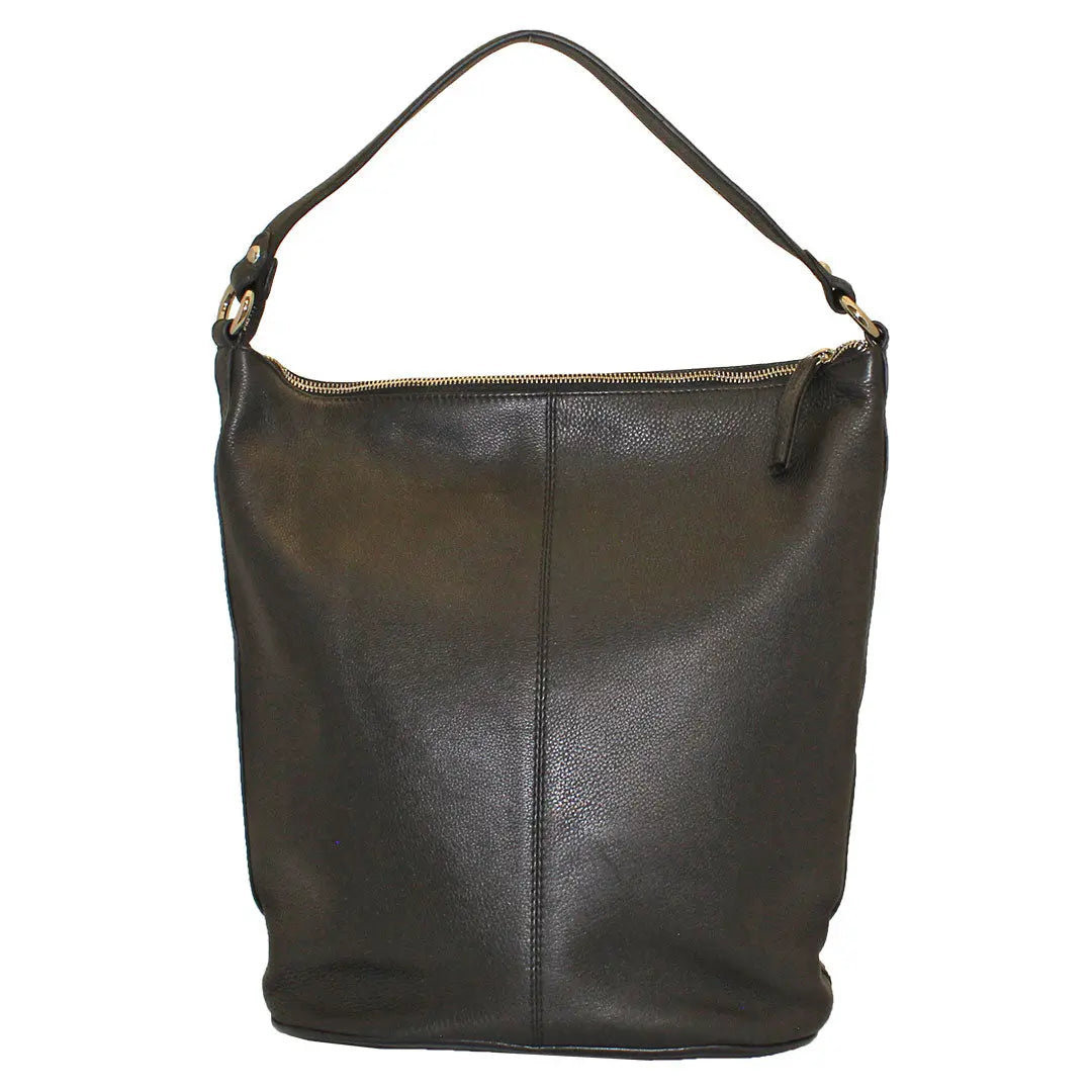 MET Large Soft Body Leather Hobo Bag