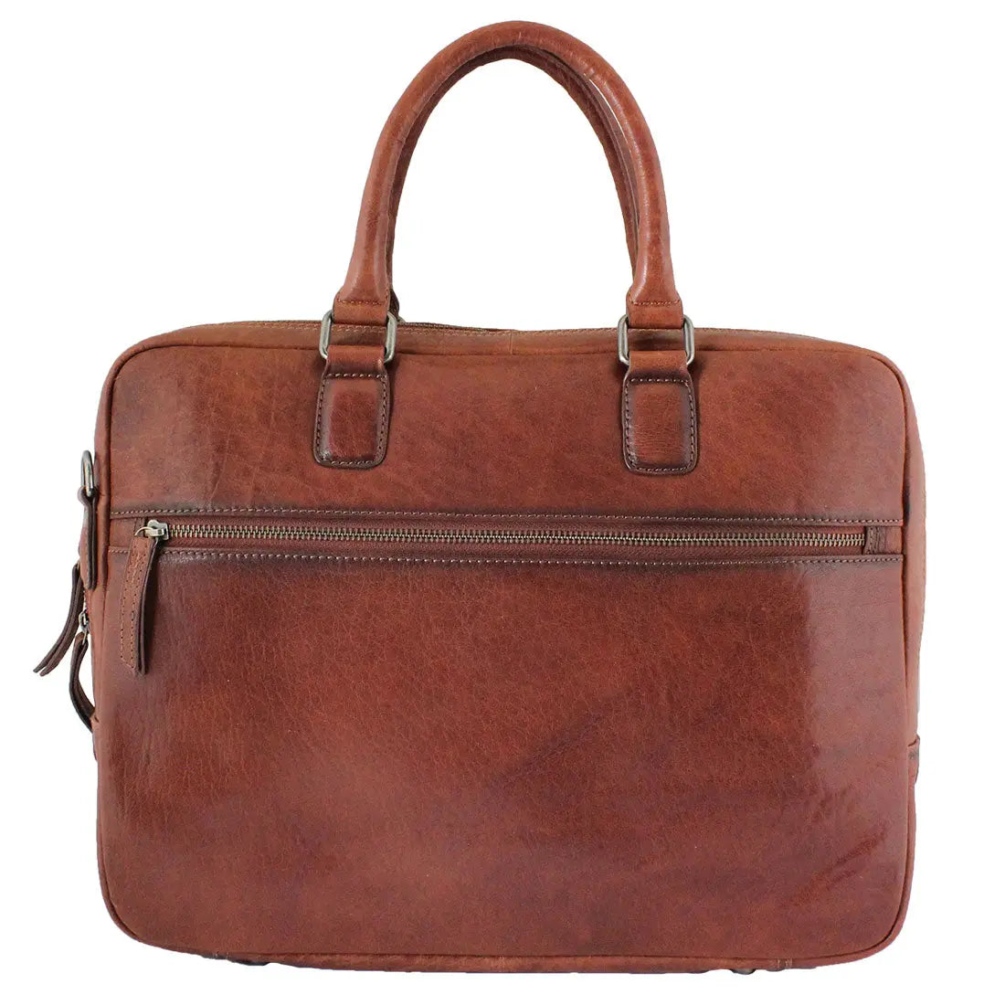 MET Leather Briefcase Messenger Bag
