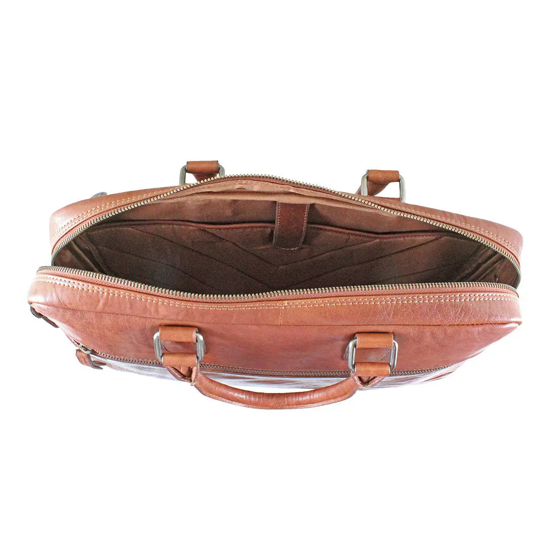 MET Leather Briefcase Messenger Bag - Boutique of Leathers/Open Road