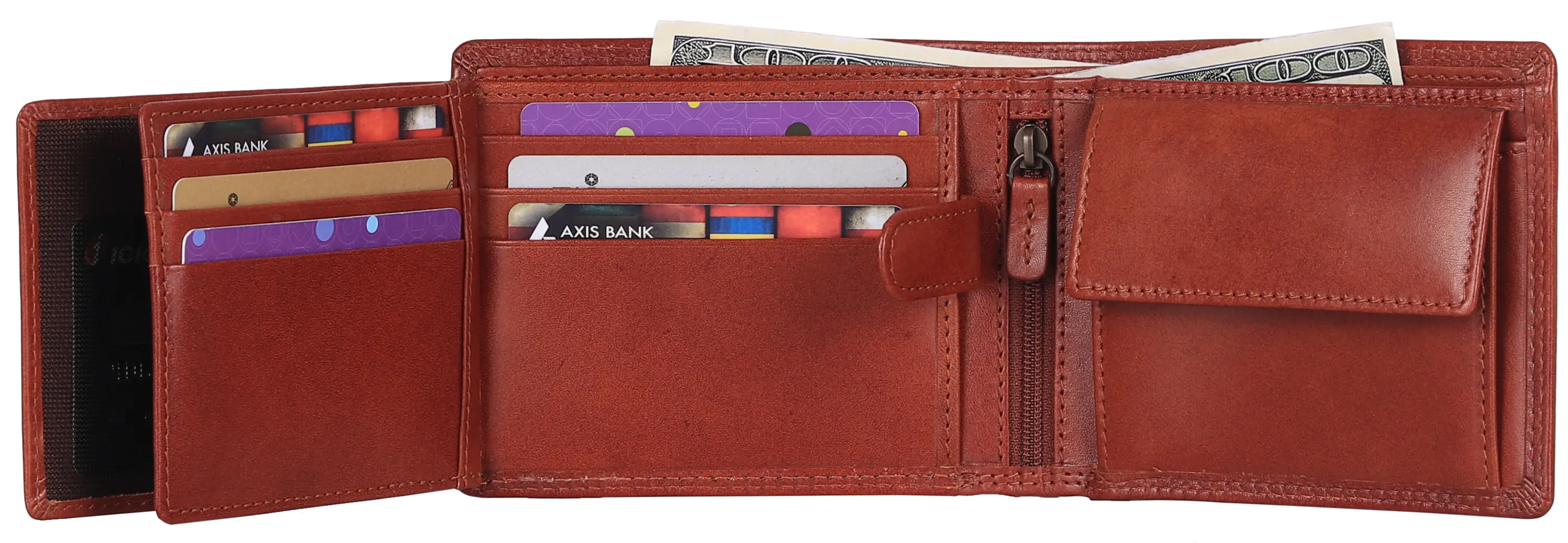 MET Leather Wallet with Coin Pocket Wallets Boutique of Leathers/Open Road