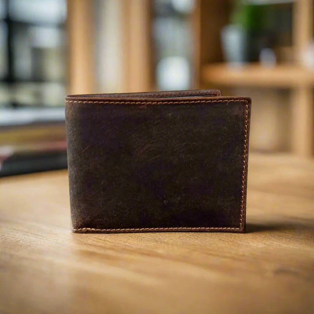 MET Men's Leather Wallet with Coin Pocket Men's Wallets Boutique of Leathers/Open Road