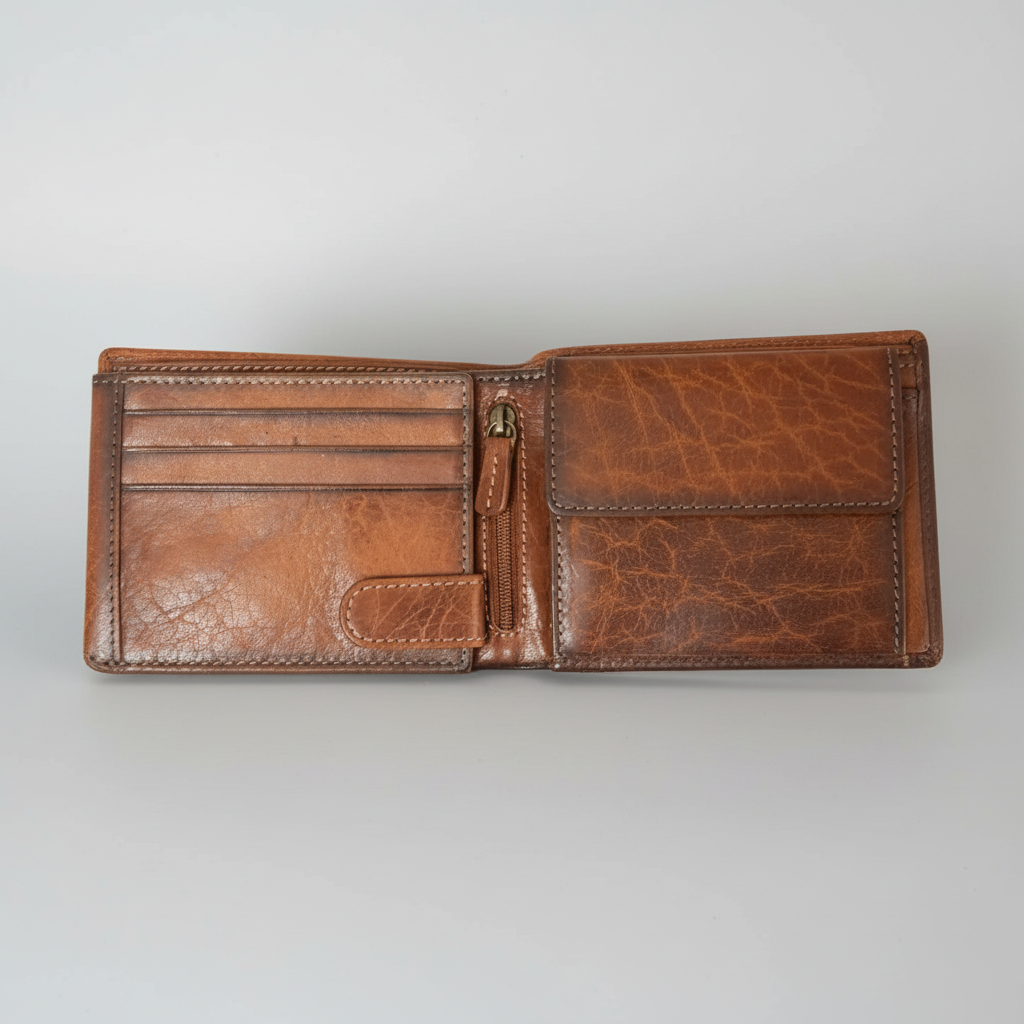 MET Men's Wing Out Leather Wallet Men's Wallets Boutique of Leathers/Open Road
